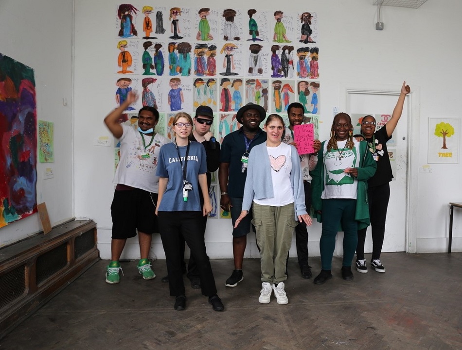 A  workshop run by Heart n Soul, a creative community and arts charity that works in partnership with Lewisham Arthouse. Credit - Richard Phoenix.