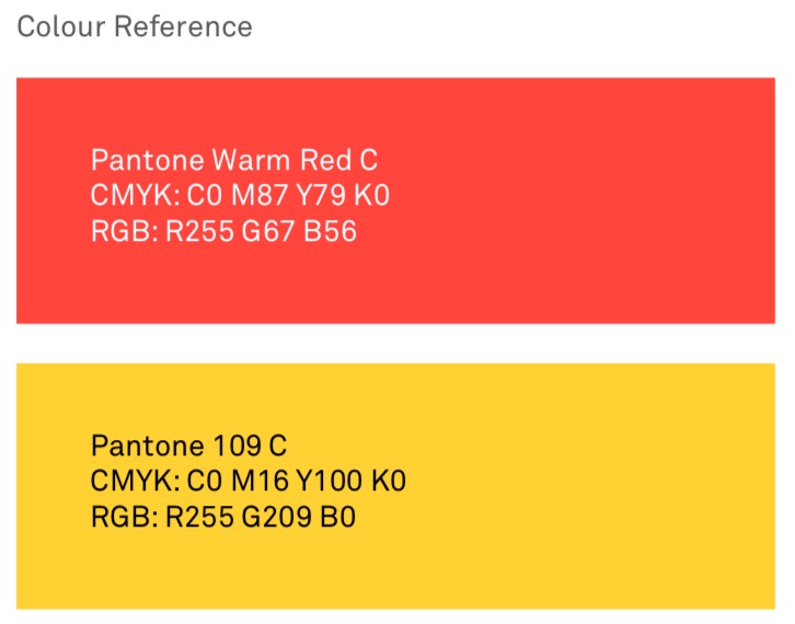 AHF Colour reference
